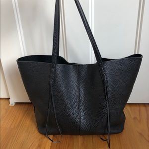 $248~REBECCA MINKOFF~Leather Fringe Shopper Tote